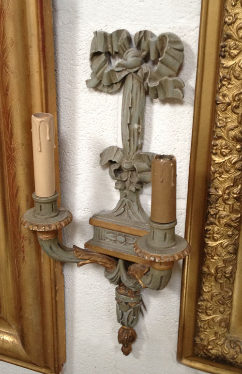 Old French Louis XVI wall sconce